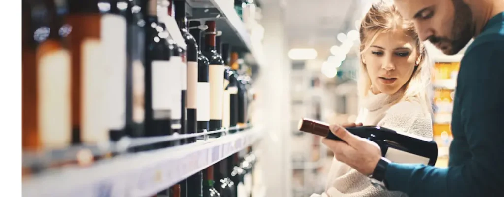 Wine selecting in KL Liquor Shop