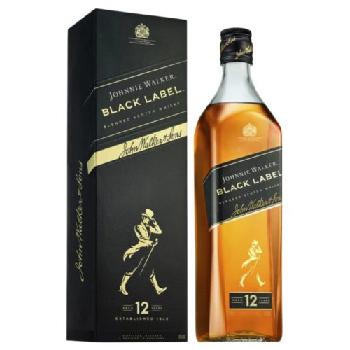 Johnnie Walker Black Label Blended Scotch Whisky 12 Years Old