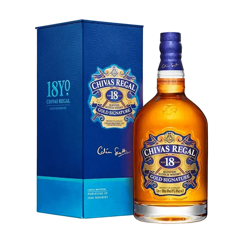 Chivas Regal 18 years, a premium whisky brand