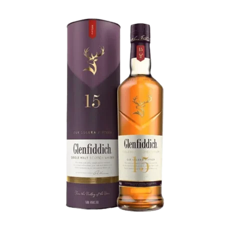 Glenfiddich 15 Year Old Single Malt Scotch Whisky - A rich and mature whisky aged for 15 years.