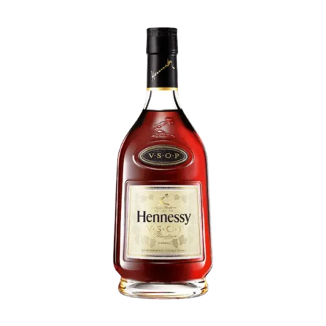 A bottle of Hennessy brandy, specifically Hennessy VSOP, known for its exceptional quality and smooth taste.
