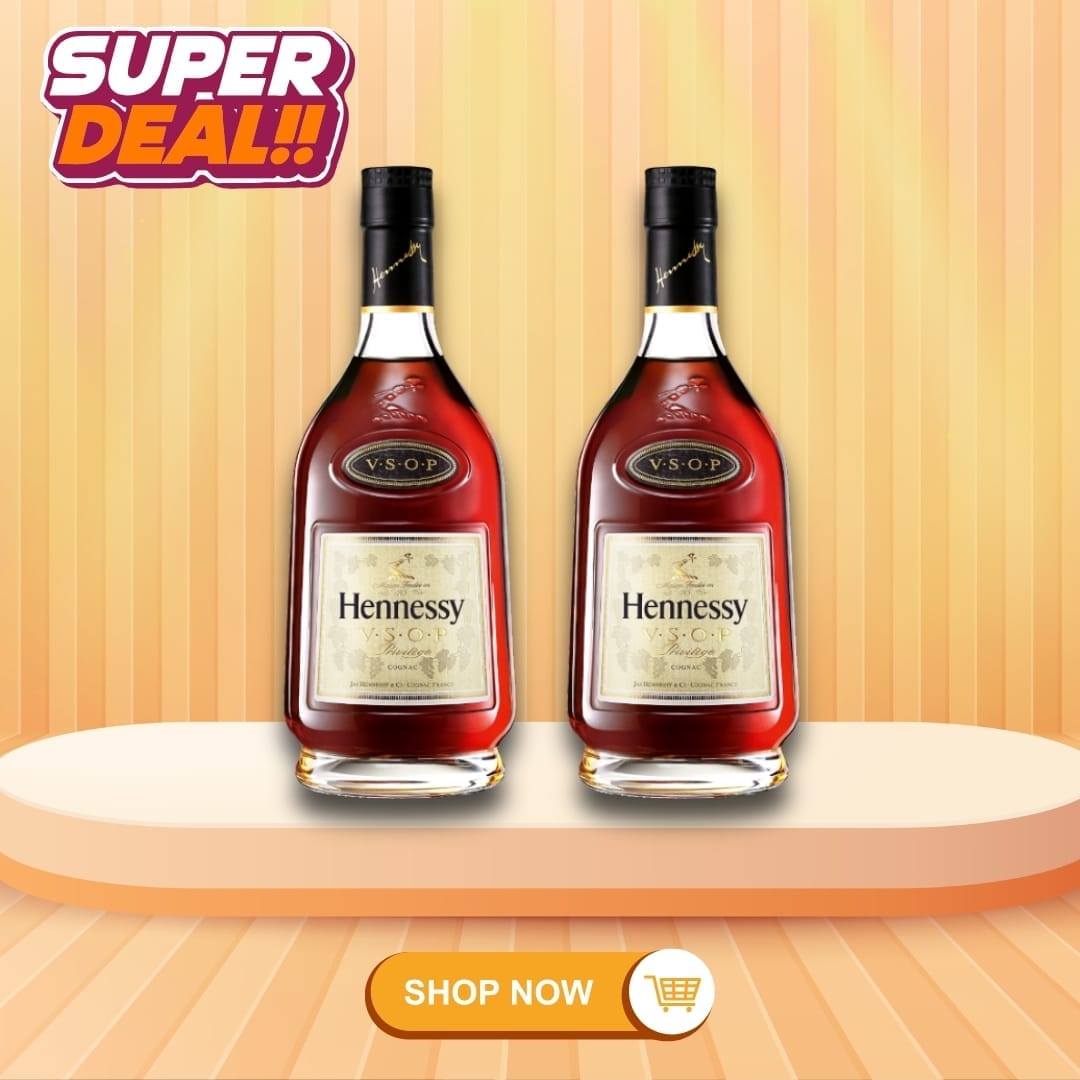 HENNESSY VSOP Privilège Cognac – 2 Bottle Bundle