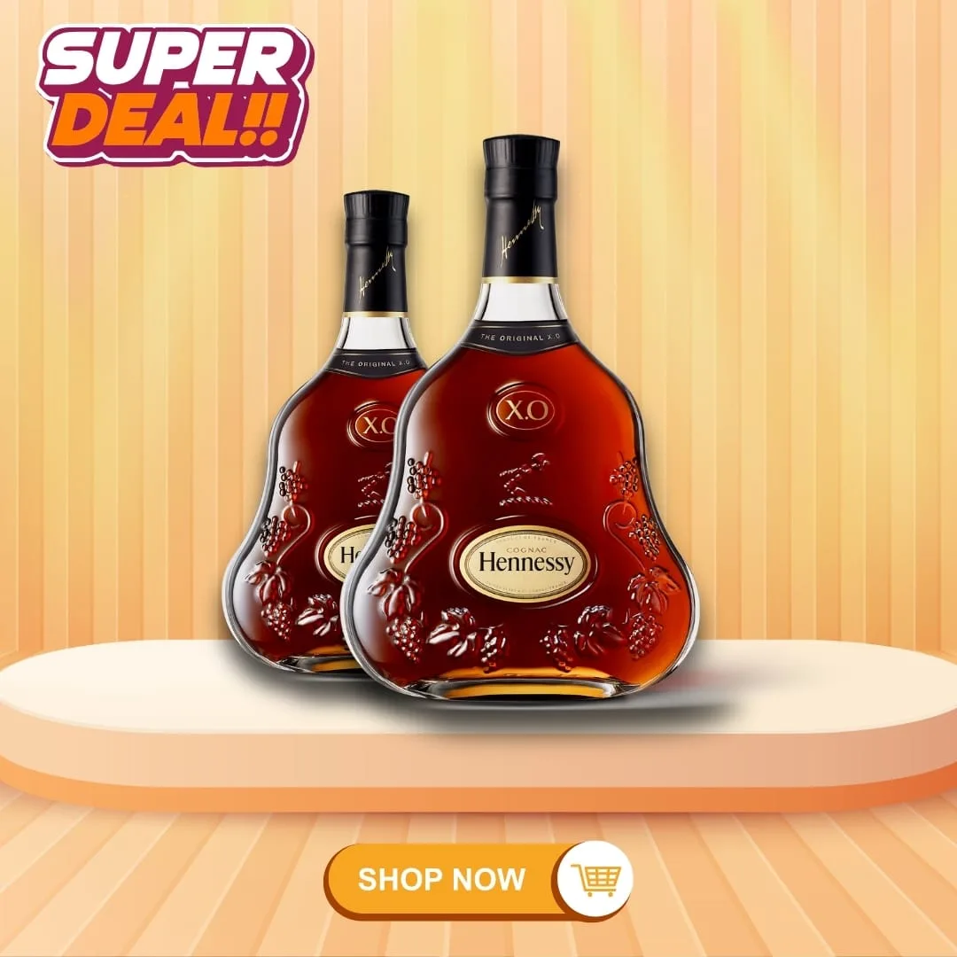 HENNESSY XO Extra Old Cognac – 2 Bottle Bundle