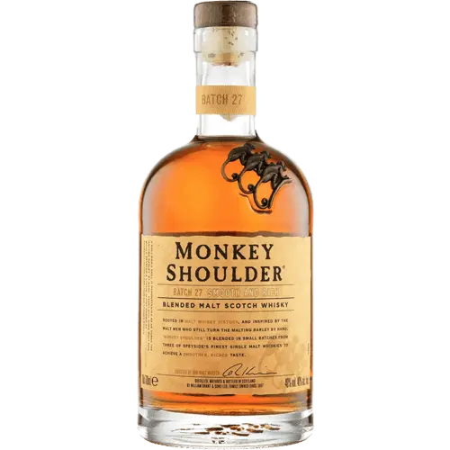 Monkey Shoulder Whiskey 1000ML - Monkey Shoulder Scotch Whiskey - Monkey Shoulder Blended Malt Scotch Whisky - Liquor Store in Kuala Lumpur - NECA Liquor Store