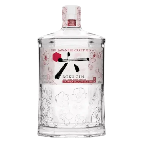 Suntory Roku Gin Sakura Bloom Edition 700ML - Online KL Liquor Shop - Liquor Store in Kuala Lumpur - NECA Liquor Store