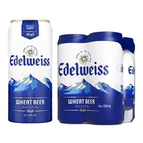 EDELWEISS Wheat Beer Can Gallery 1