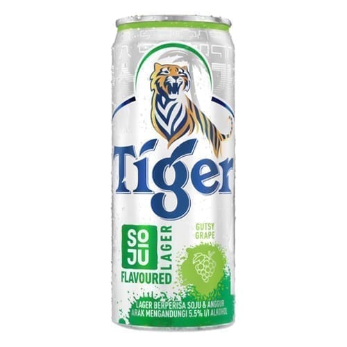 TIGER Soju Flavoured Gutsy Grape Can