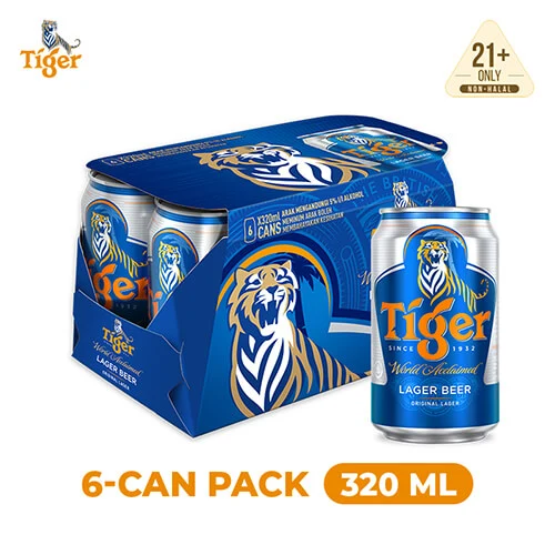 Tiger Beer Can - Original TIger Beer Can - Tiger Beer - 320ML - Tiger Beer Can 320ML - NECA Liquor Store - Liquor Store Near Me - Liquor Shop Near Me - Alcohol Shop Near Me - Alcohol Near Me - KL Liquor Store - KL Liquor Shop - Liquor Store in Kuala Lumpur - Liquor Shop in Kuala Lumpur - Online Liquor Store - Liquor Store Kuala Lumpur - Liquor Malaysia - Malaysia Liquor Shop - Kuala Lumpur Liquor Store - Liquor Store KL