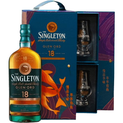 NECA Liquor Store - SINGLETON Glen Ord 18 Year Old Festive VAP Pack 2025 (2x Nosing Glasses)